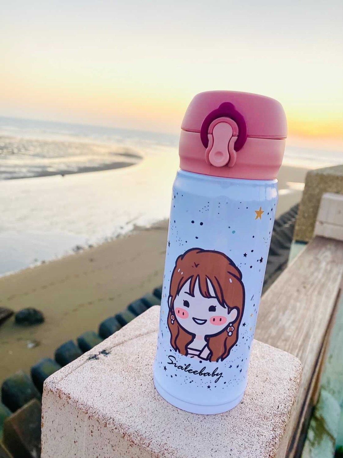 客製化海邊回憶保溫瓶 | 紀錄與摯愛的浪漫旅行 - MiniGarden